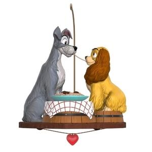 SPAGHETTI SUPPER ~ DISNEY ~ Lady And The Tramp ~ 2025 Hallmark Keepsake Ornament